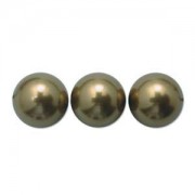 Swarovski Elements Perlen Crystal Pearls 8mm Antique Brass Pearls 50 Stück
